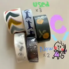 Cセット【7/29〜】ミナペルホネン マスキングテープ まとめ売りのサムネイル