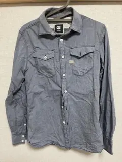 G-STAR RAW メンズ長袖シャツ ブルー Sのサムネイル