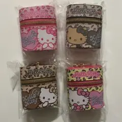 ハローキティ スカーフ付きチャームポーチ４種セット