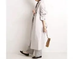 SLOBE IENA ロングコート　ベージュ