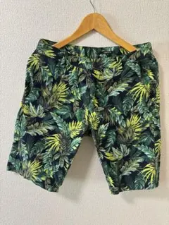 LENOTCH ボタニカル柄ハーフパンツ☆匿名配送　送料込み