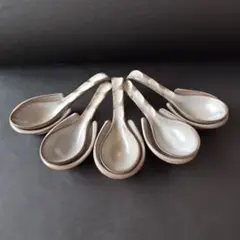 受け皿付きレンゲ　５組セット