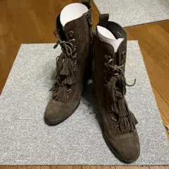 JIICA スエード フリンジ ブーツ 25