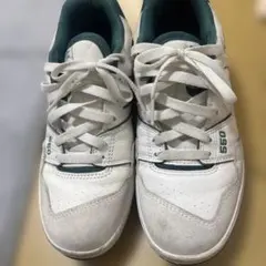 New Balance 550 ホワイト/グリーン スニーカー