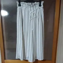 ローリーズファーム★ストライプ ガウチョパンツ