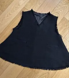 新品　HEVE へイヴ　ツイードジレ　ブラック　2025AW Tweed Gilet black | HEVE