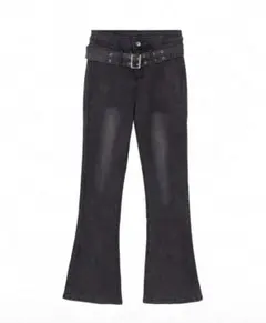 ブラックブーツカットデニム