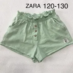 ザラ　ZARA ショートパンツ　120 130 グリーン