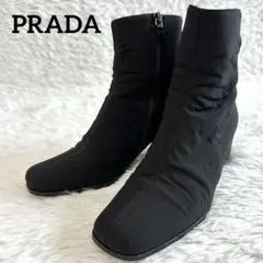 □ 48593☆ PRADA SPORT プラダスポーツ ロングブーツ レザー* | Mercari