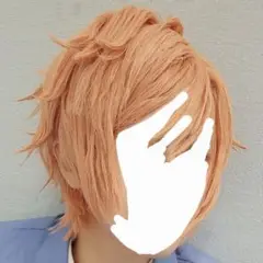 常陸院光 コスプレ ウィッグ 桜蘭高校ホスト部 アシスト オレンジ プレミアム