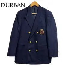 美品　D'URBAN パッチ付き　ネイビー ダブルブレストジャケット