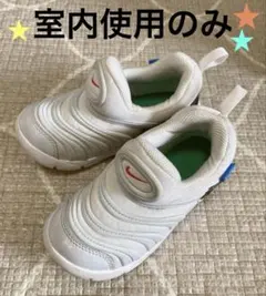 【室内のみ使用】 Nike ダイナモフリー　ナイキ　16cm 10c 白