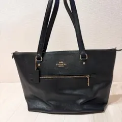 COACH コーチ トートバッグ ブラック︎ A4収納可・美品