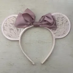 ミニーちゃんのレースカチューシャ