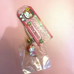 ハローキティ ご当地ストラップ　いちご　抱きつきバージョン　栃木限定