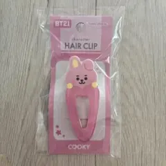 【新品未開封】BT21 COOKYヘアクリップ カミオジャパン 前髪クリップ