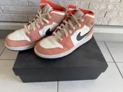 AIR JORDAN1 MIDナイキ エア ジョーダン 1 ミッドGS 24.5