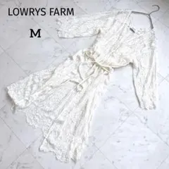 ✨️LOWRYS FARM✨️レースガウン ホワイト 五分袖 ホワイトMサイズのサムネイル
