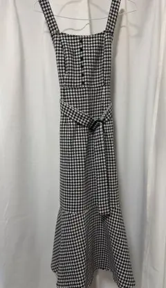 千鳥柄ワンピース
