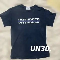 UN3D. プリントTシャツ ブラック Mのサムネイル