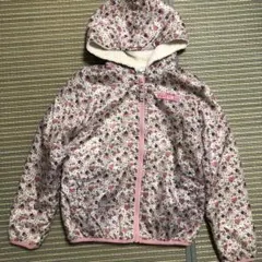 花柄フード付きジャケット美品