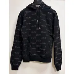 定価35万 CELINE ロゴ スタッズ パーカー XS フーディ