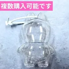 M【最安値】1個 クリアケース ラブブ ミニ LABUBU イニシャル 0502