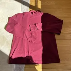 X L サイズ　モックネックTシャツ　W INE ユニクロ　UNIQLO 長袖