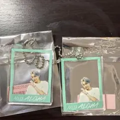 アロハ　アクリルフレームキーホルダー