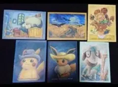 未開封　ゴッホピカチュウ　デッキシールド　スリーブ　全6種 ゴッホピカチュウ スリーブ 全6種セット - メルカリ
