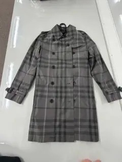 ひ*じ様 バーバリー ロンドン トレンチコート チェック柄 40