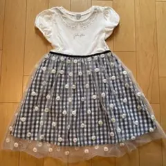 any FAM 半袖ワンピース 120cm ギンガムチェック