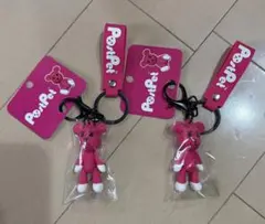 PostPet フィギュアキーリング モモ 2個セット