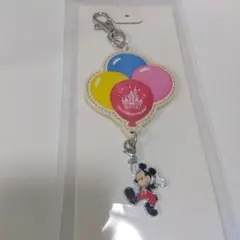 ディズニー フロンティアウッドクラフト バルーンキーチェーンミッキー