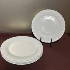 ニッコー　白いお皿　ケーキ皿　5枚セットのサムネイル
