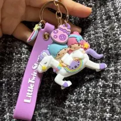 キキララ　リトルツインスターズ キーホルダー ユニコーン　マスコット　ストラップ