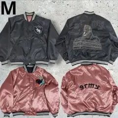 GRMEY リバーシブルスカジャン ブラック ピンク スカジャン ブルゾン