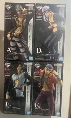 一番くじ ジョジョの奇妙な冒険 A賞D賞 E賞 F 賞フィギュア　セット
