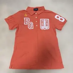 パーリーゲイツ　オレンジ　綿100 ポロシャツ
