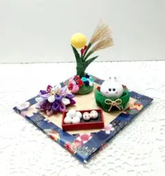 手鞠 494 刺繍 桔梗 秋の七草 - メルカリ
