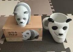 シャクレルプラネット パンダ シャクレルマグ フロッキーフィギュア セット