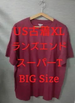 【US古着XL】ランズエンド スーパーT BIG Size K-9