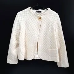 ✨美品✨heliopole エリオポール　ノーカラージャケット MO6のサムネイル
