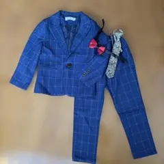 スーツ　セットアップ110cm 蝶ネクタイ付き