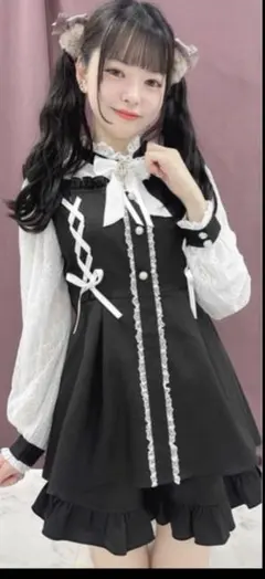 ROJITA 花柄シアーラッフルワンピース - メルカリ