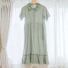 メリージェニー merry jenny くるくる ギンガムチェック ワンピース