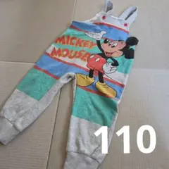 ミッキー オーバーオール 110