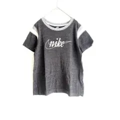NIKE ナイキ トップス 半袖 ロゴTシャツ グレー ヴィンテージ風ロゴ
