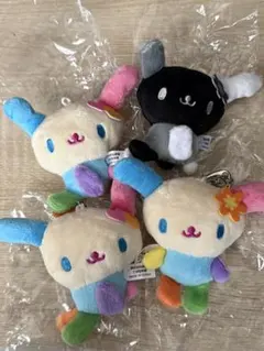 ウサハナ ぬいぐるみキーホルダー シープラ限定 おすわり たちポーズ