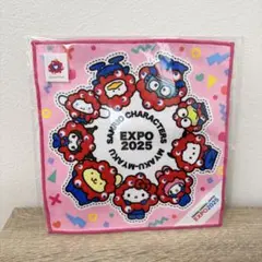 【ハンカチ】ミャクミャク　サンリオキャラクター EXPO 2025